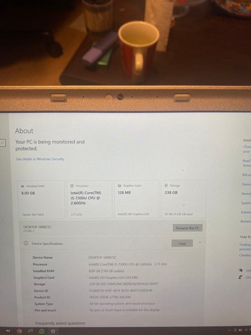 Panasonic CF-SZ6 ノートPC