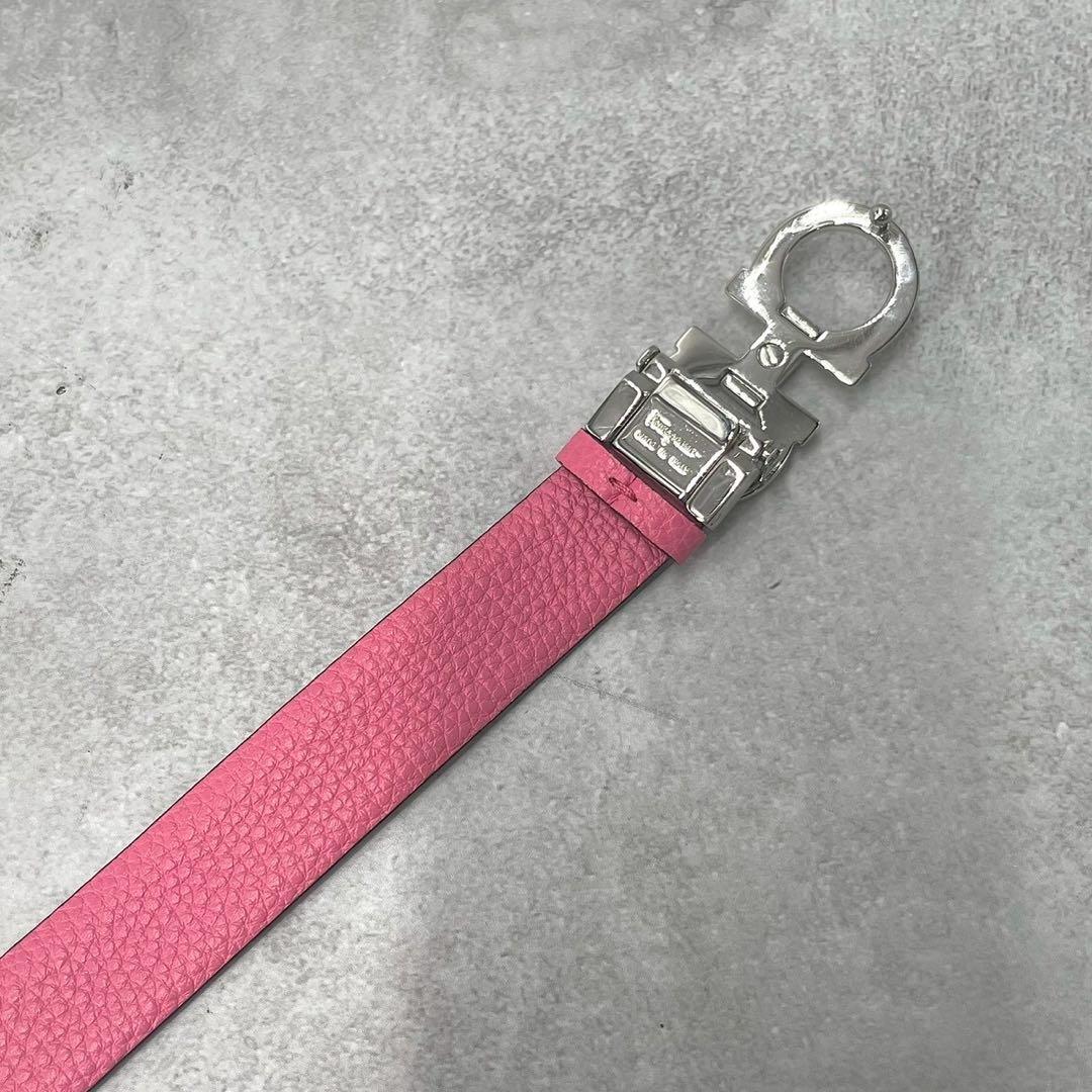 極美品◎フェラガモ　ダブルガンチーニ　ベルト　ビッグバックル　リバーシブル