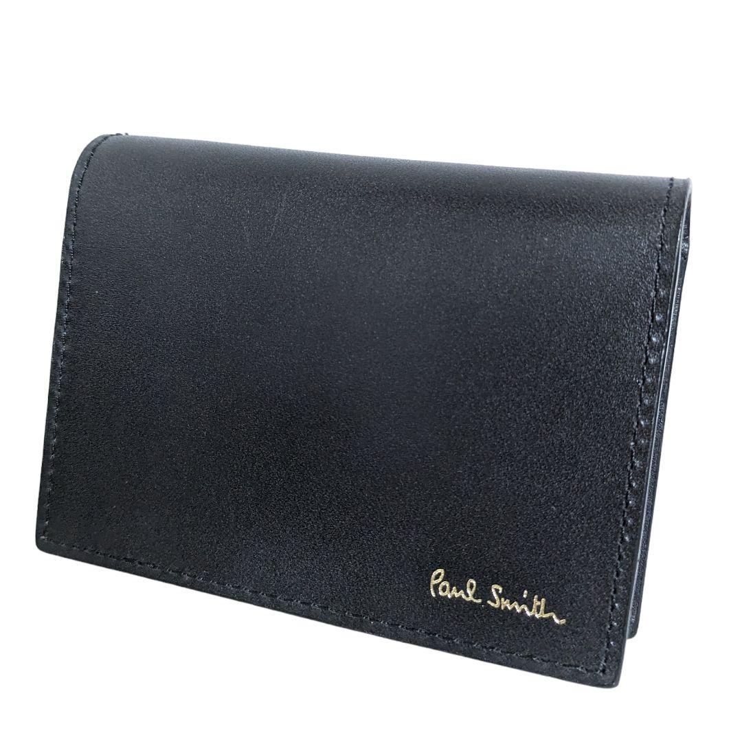 新品 ポールスミス 名刺入れ カードケース クラシックウォレット ブラック