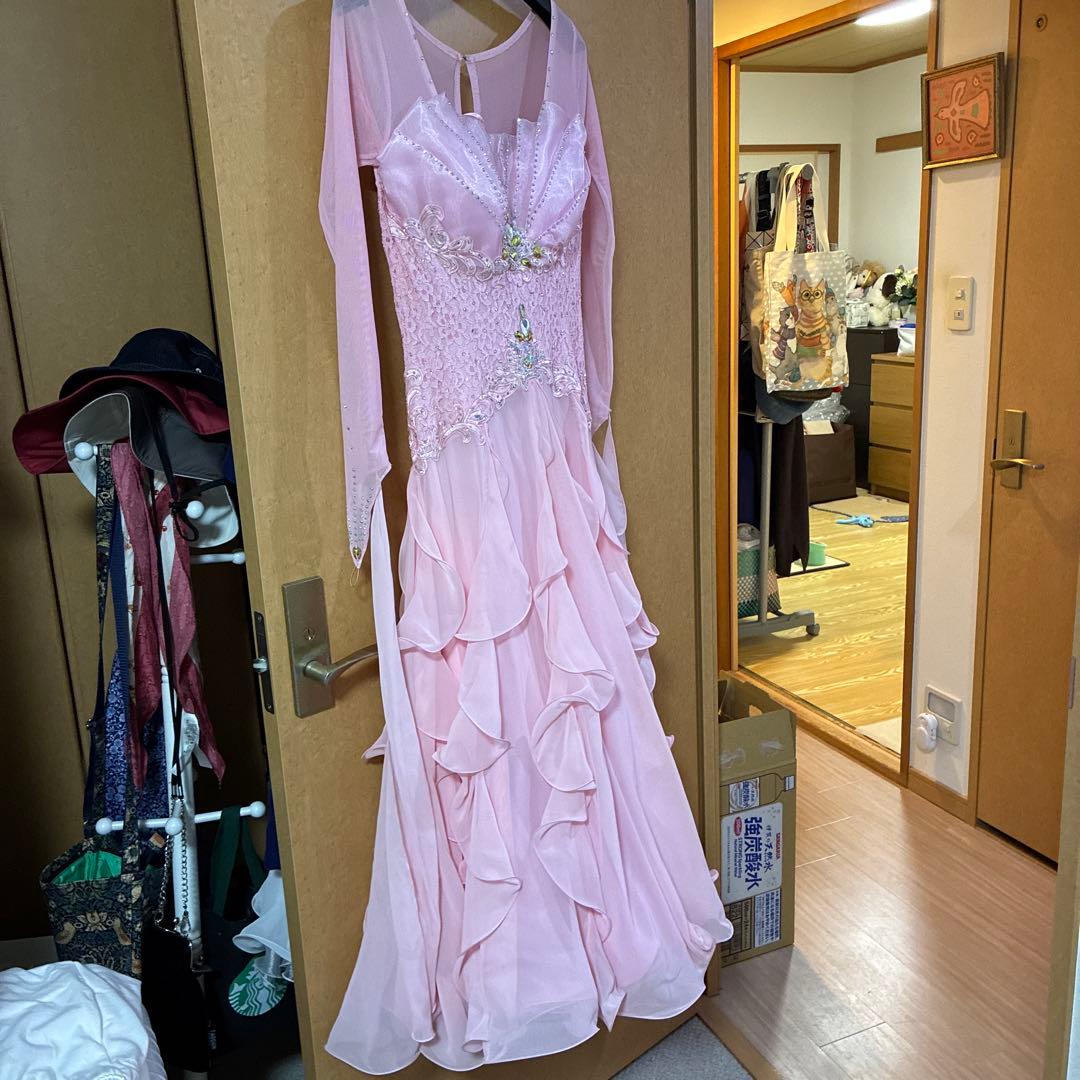 社交ダンス衣装ロングドレス競技用