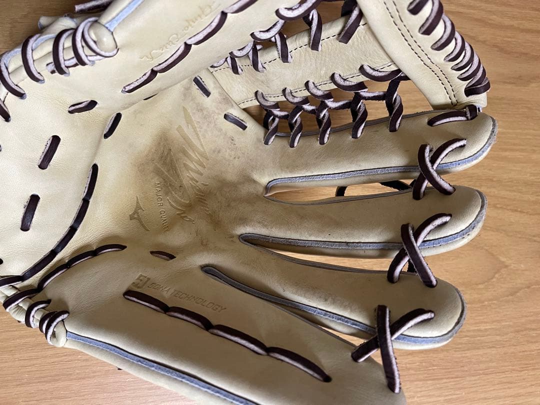 Mizuno 軟式グローブ クリーム色 ミズノプロ