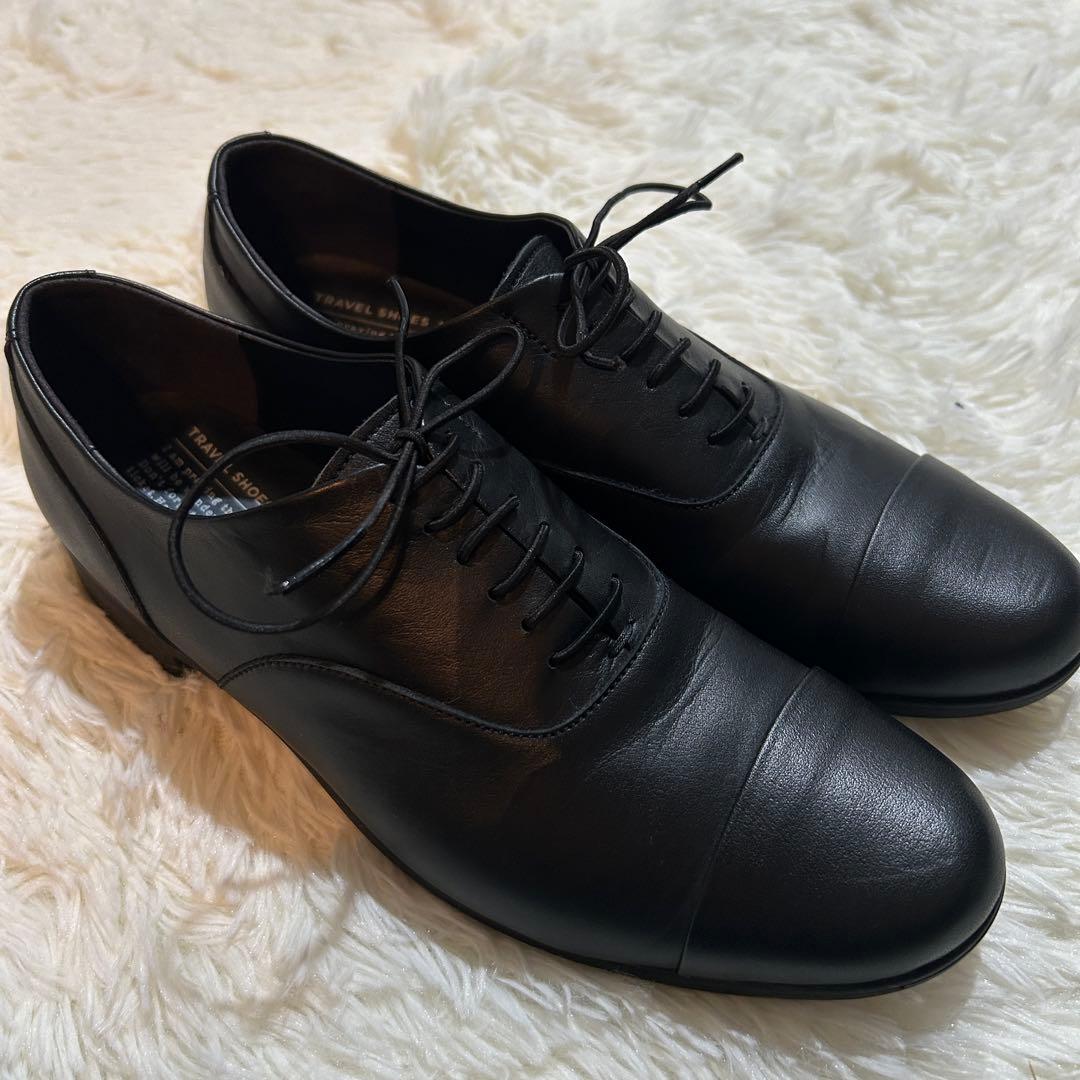 極美品✨ TRAVEL SHOES by chausser ストレートチップ 黒