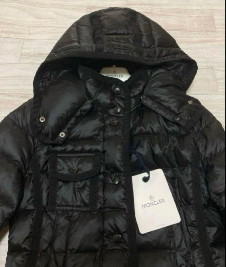【新品本物】サイズ1 モンクレール エルミンヌブラックダウン719⑤