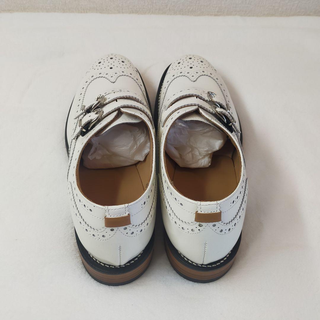 リーガル　ウィングチップ　ダブルモンクストラップ　メダリオン 24cm 未使用品