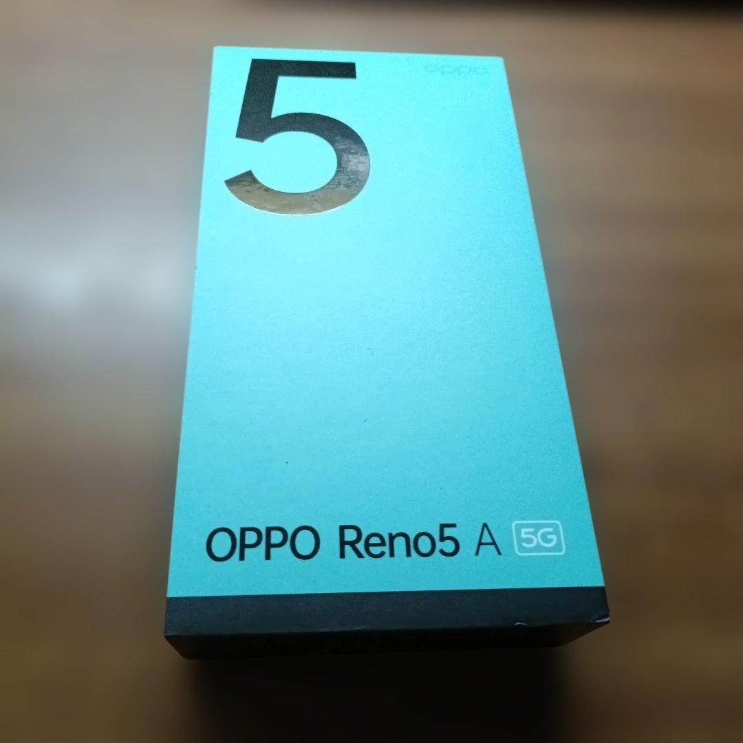 OPPO Reno 5A スマートフォン 本体 ガラスフィルム 未使用ケース付き