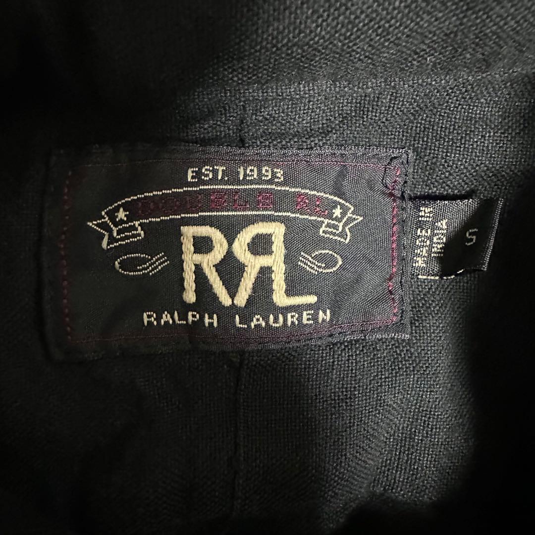 【超人気◎】RRL　長袖シャツ　オックスフォード　ブラック　美品　完売モデル◎