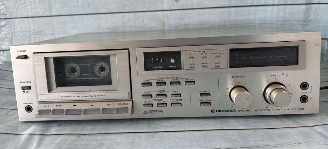 パイオニアステレオカセットデッキ「CT-520」(H16)