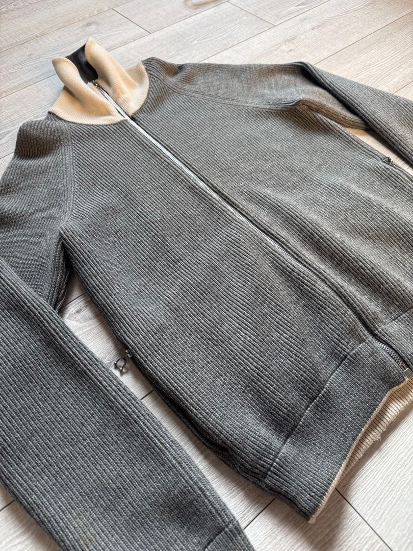 最終値下げ GUCCIグッチ ジップアップ ニットセーター