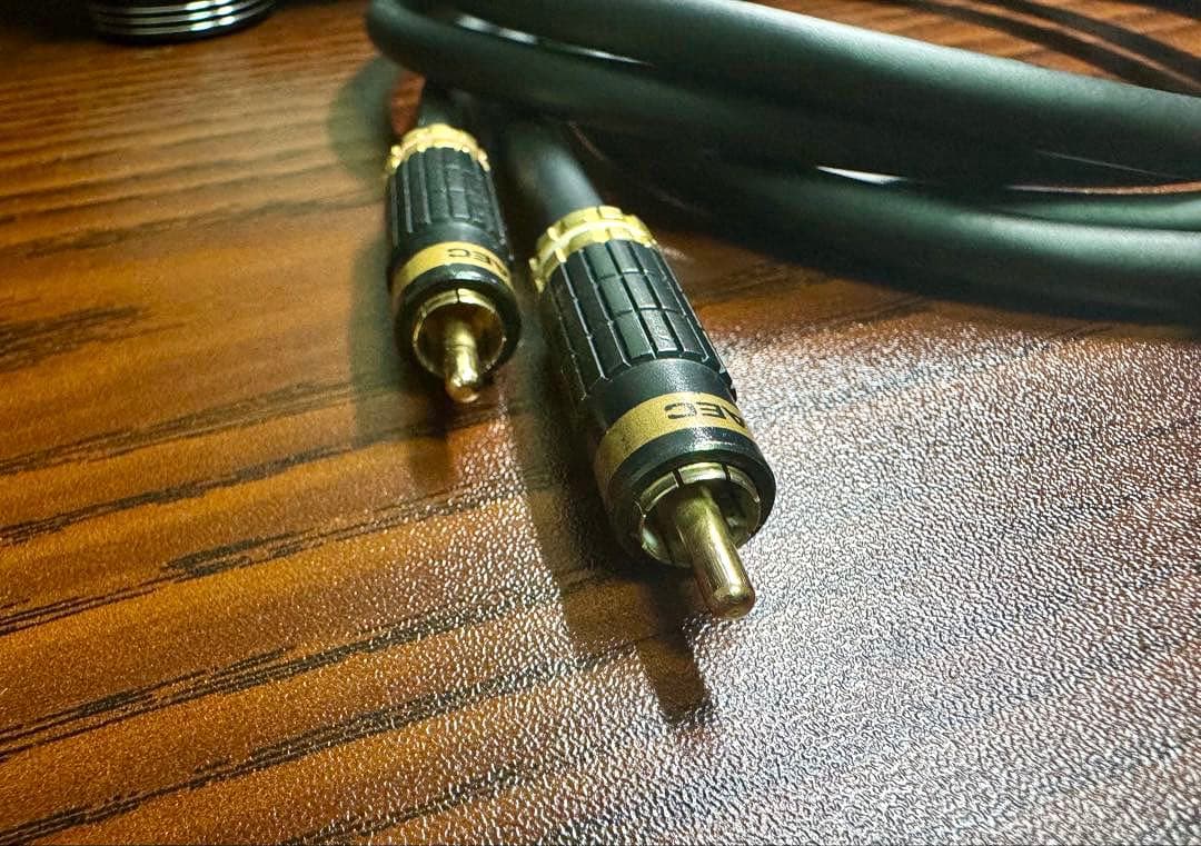 SAEC サエク 高品質 RCAケーブル 1.25m 2本セット