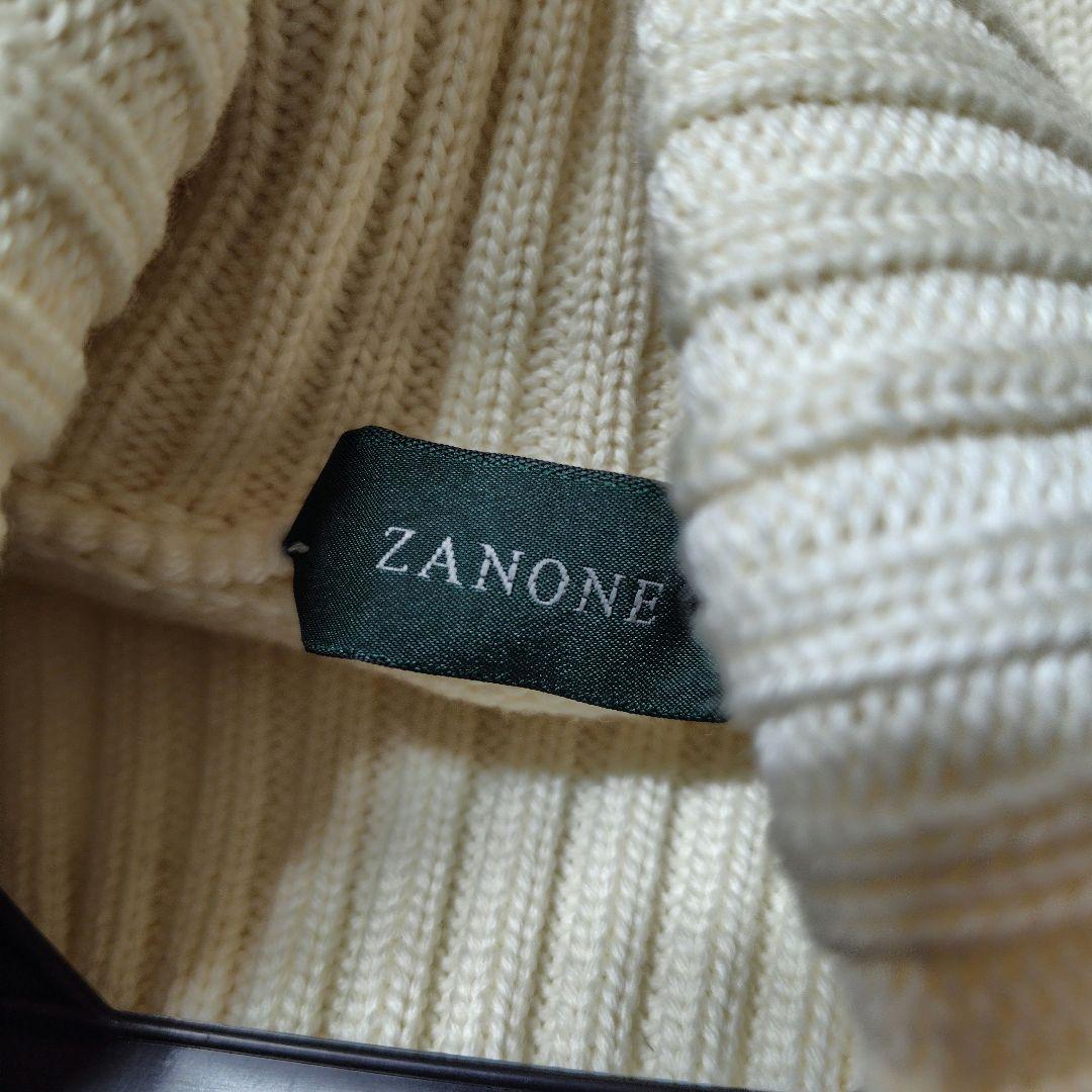 未使用に近い　現行　ZANONE ザノーネ　タートルネック　ニット　46　肉厚