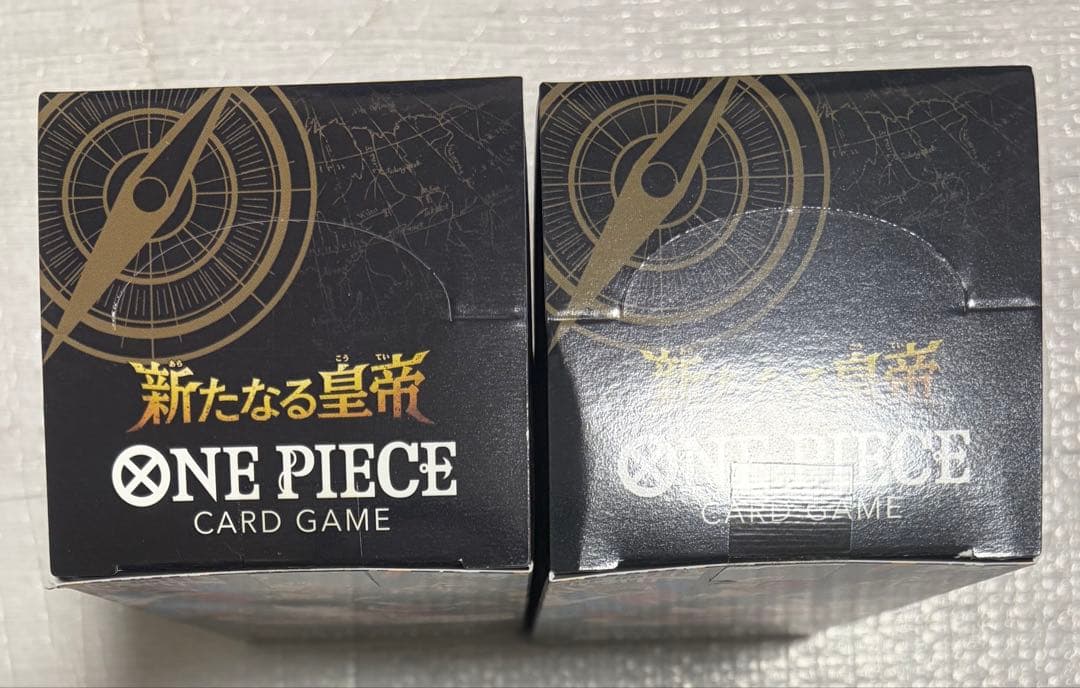 ワンピースカードゲーム　新たなる皇帝　未開封テープ付き 2BOX