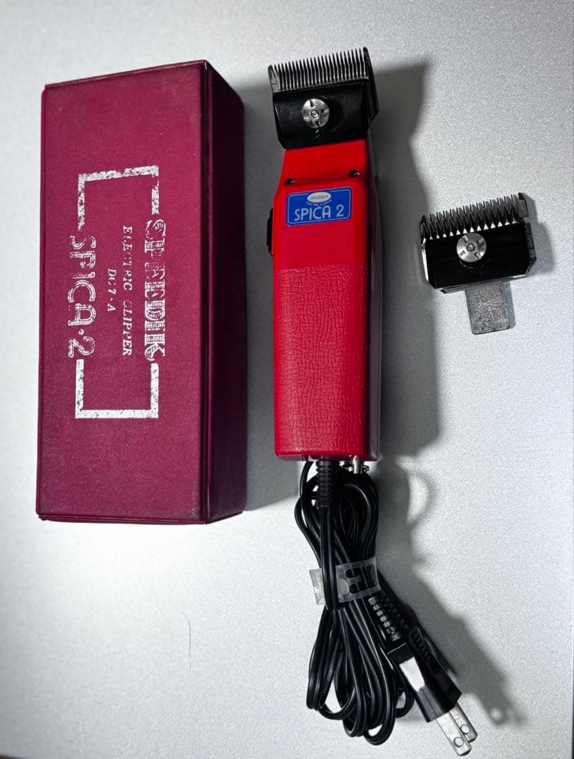 SPICA 2 バリカン 赤色 コード式