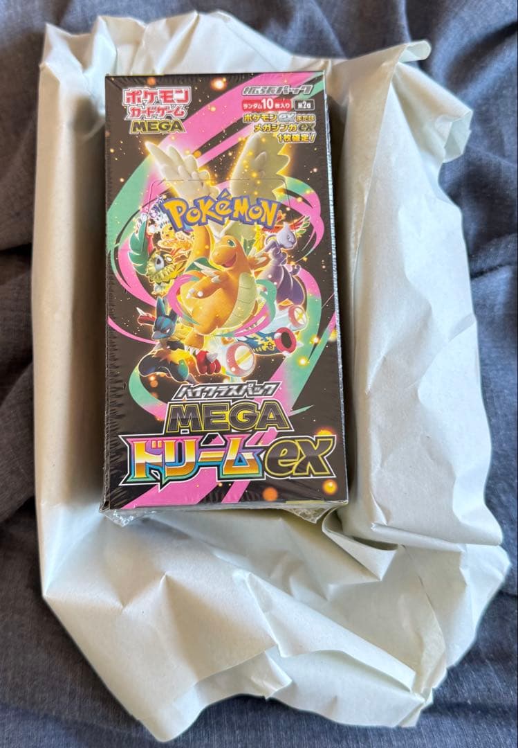 ポケカ　MEGAドリームexBOX シュリンク付き 納品書付