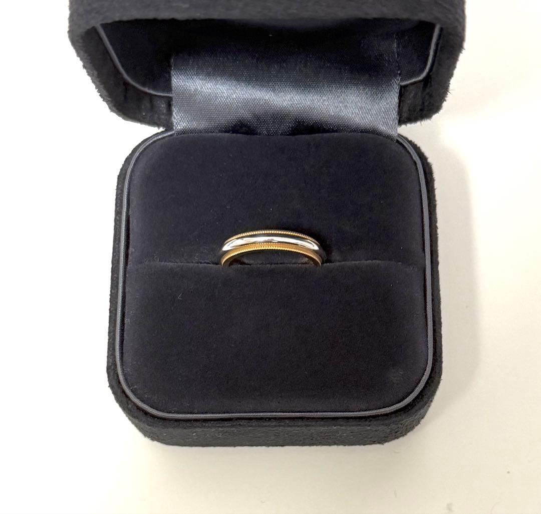 Tiffany ティファニー ミルグレイン バンド リング