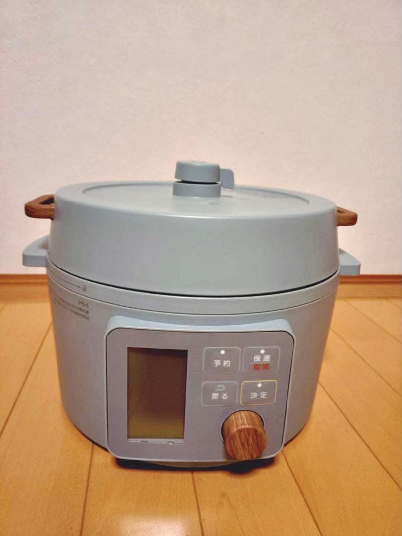 【新品・未使用】アイリスオーヤマ 電気圧力鍋 3.0L ピスタチオグリーン