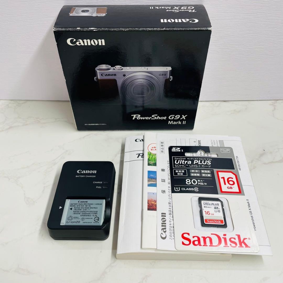 Canon PowerShot G9X MarkⅡ コンパクトデジタルカメラ
