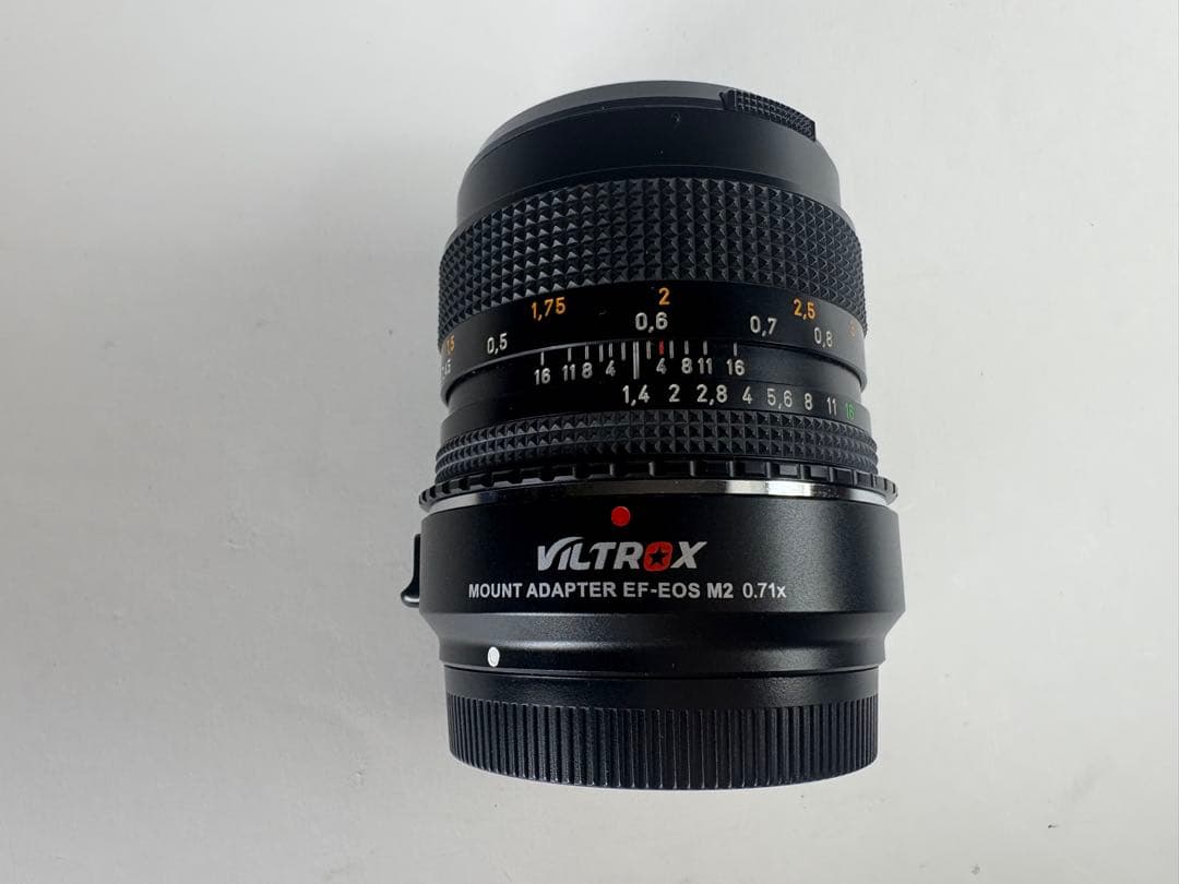 ツァイス Planar 50mm F1.4 T VILTROX 0.71x 付*