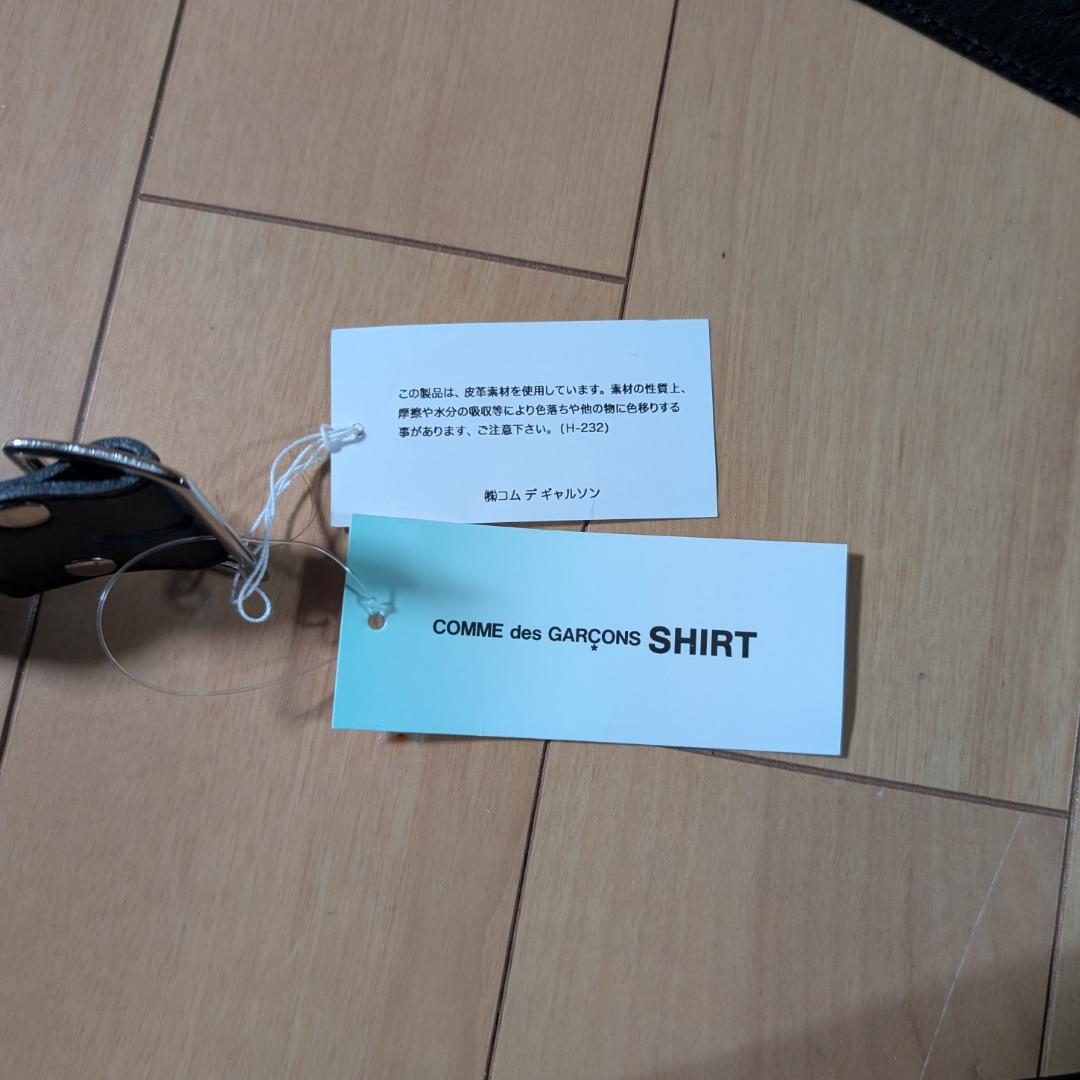 COMME des GARÇONS SHIRT ブラックレザーベルト