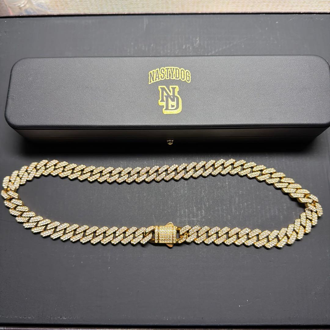 NASTYDOG ダイヤモンドカットのゴールドチェーン