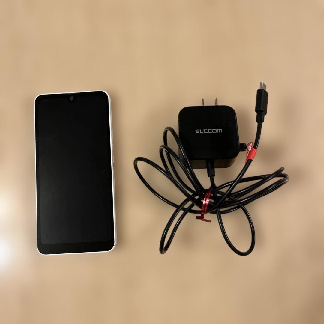SHARP AQUOS wish3 SH-M25 ホワイト 本体 +充電器