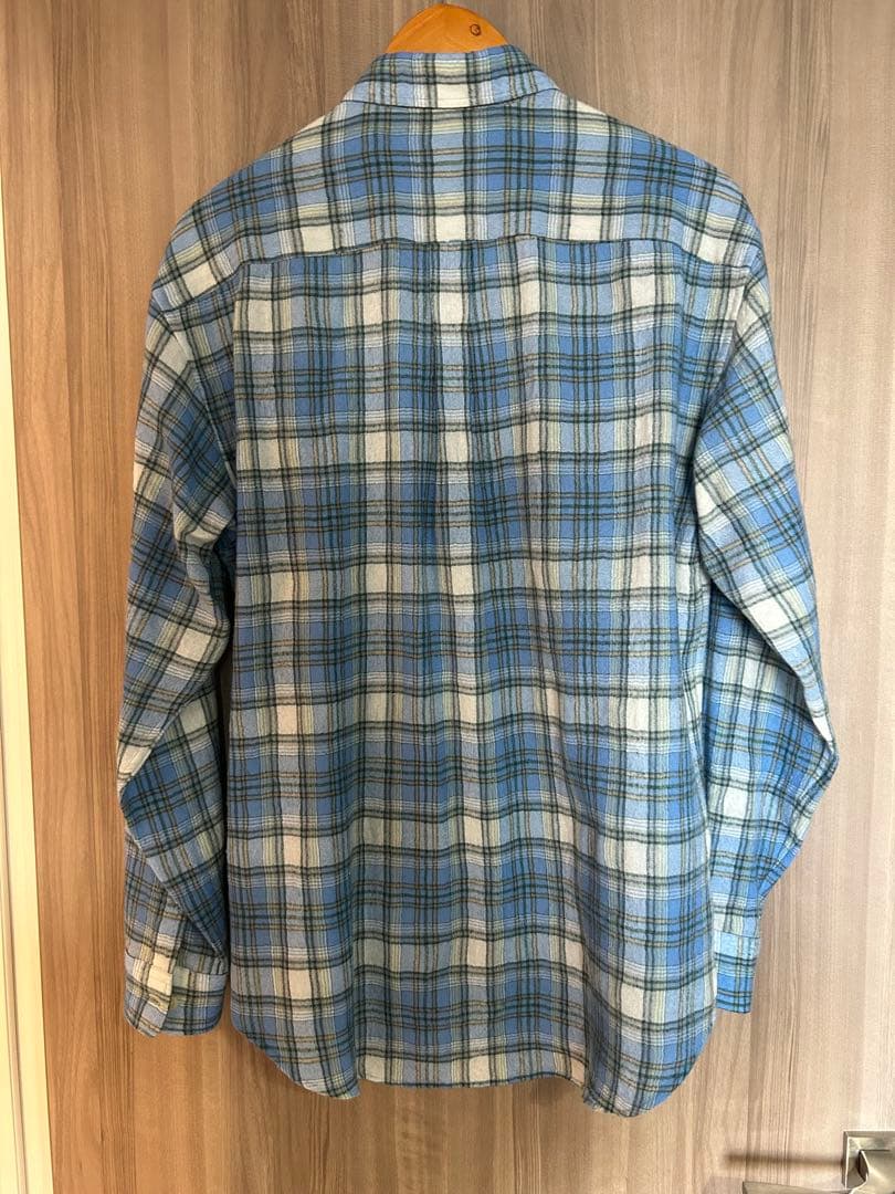 トップス AURALEE AIRY WOOL CHECK SHIRT 24AW