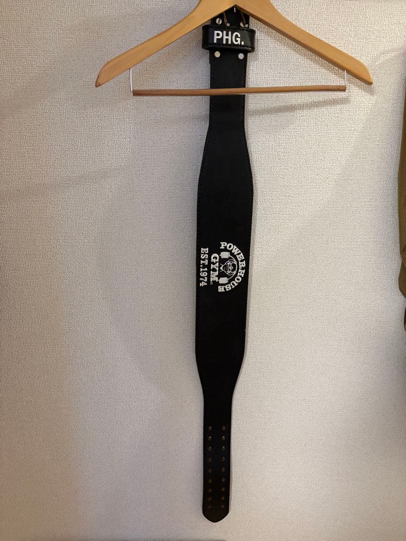 パワーハウスジムパワーリフティング トレーニングベルト Ｍサイズ