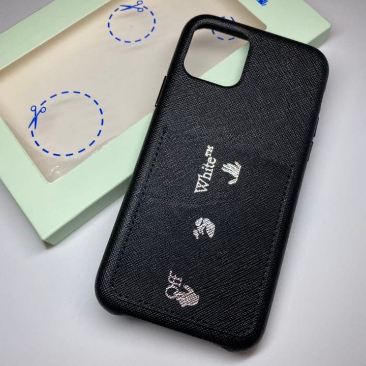Off-White カードホルダー付きiPhone 11pro maxケース