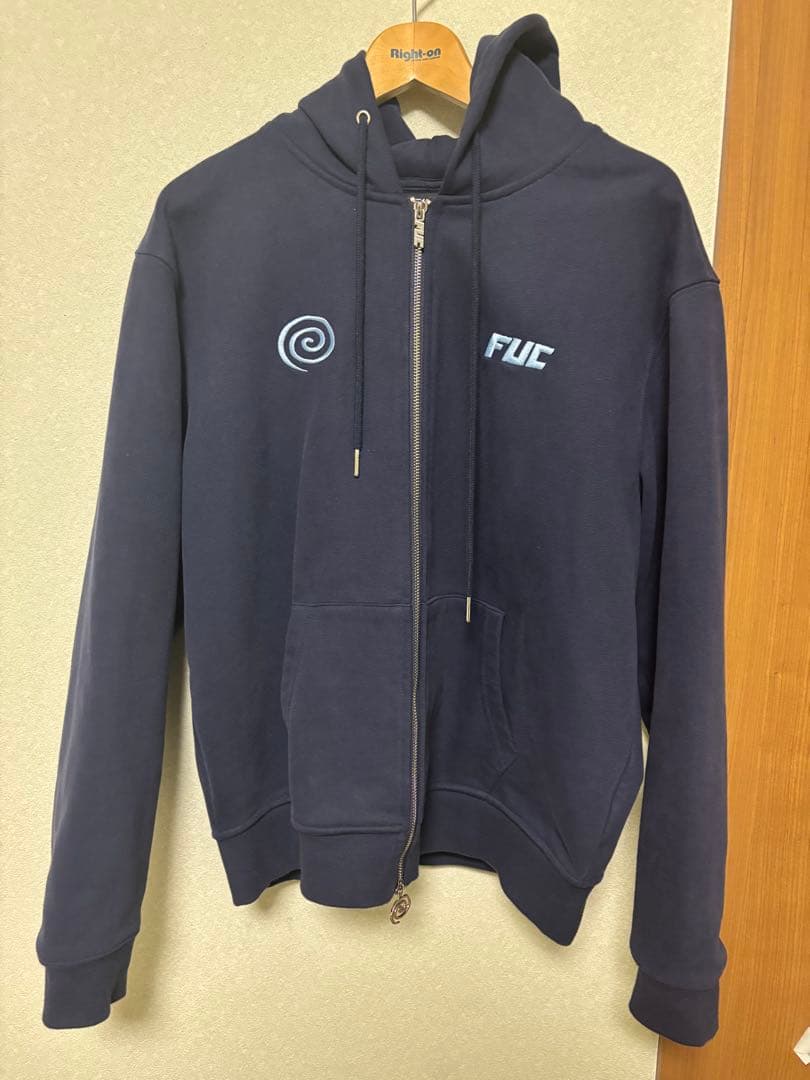SOL fuc コラボパーカー　ネイビー　Mサイズ