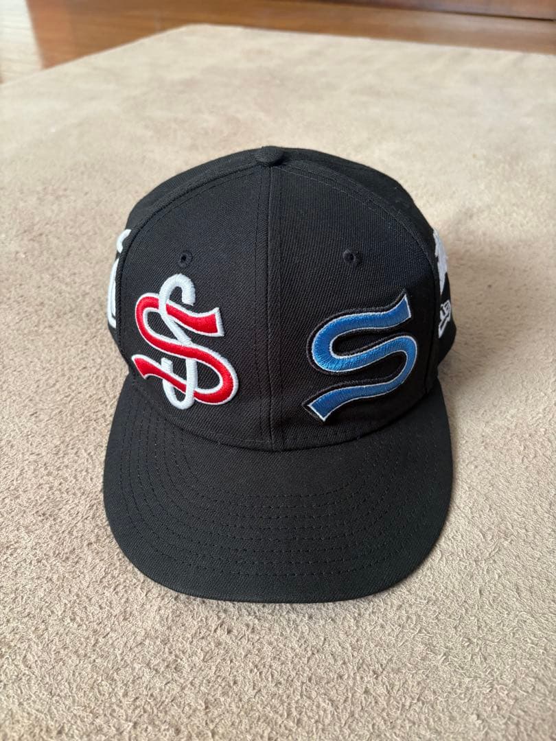 STUSSY ステューシー NEWERA ニューエラ コラボキャップ 7 5/8