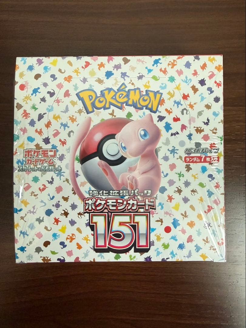 【納品書付】ポケモンカード151 未開封BOX シュリンク付き 正規品