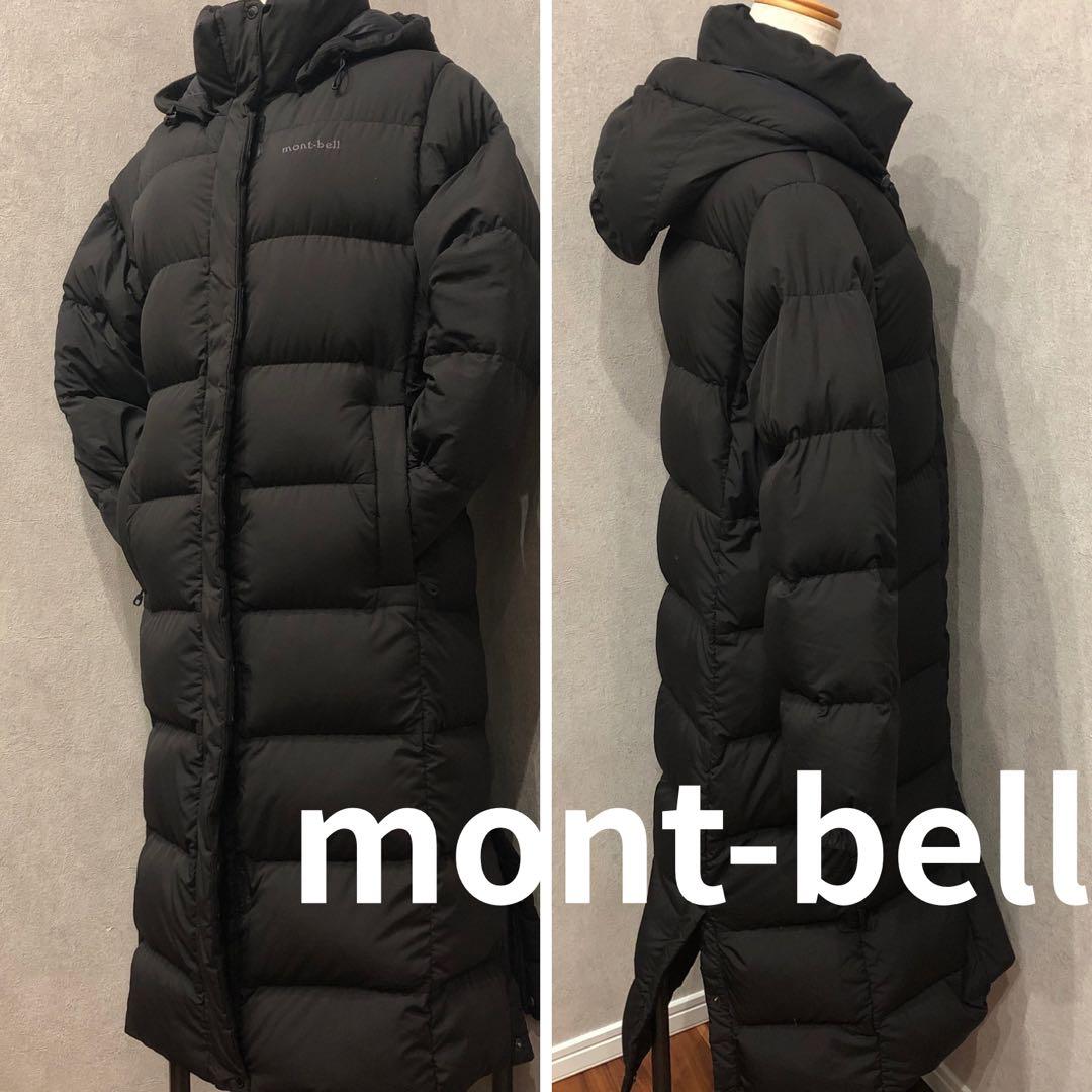 montbell ブラック ロングダウンジャケット　レディースS .356
