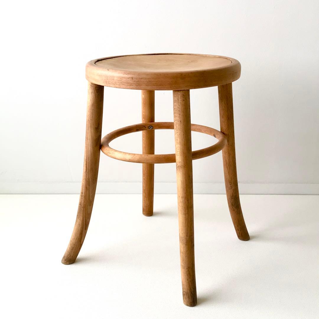 TA®️ アンティーク スツール フランス 検THONET TON アアルト