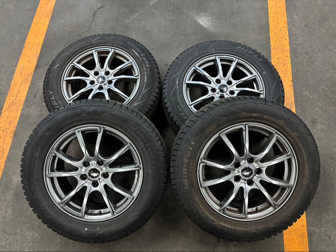 Hifly 16インチ スタッドレスタイヤ ホイールセット 4本