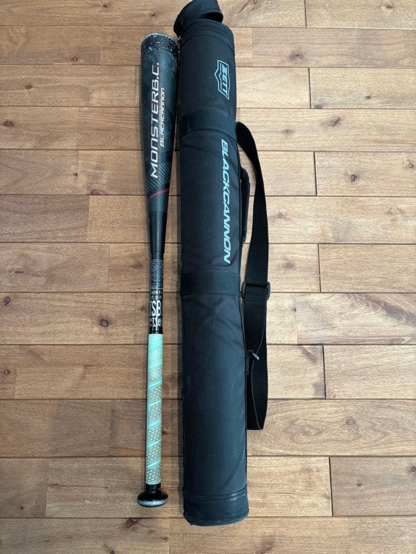 ZETT 少年軟式バット モンスターブラックキャノン80cm 約580g