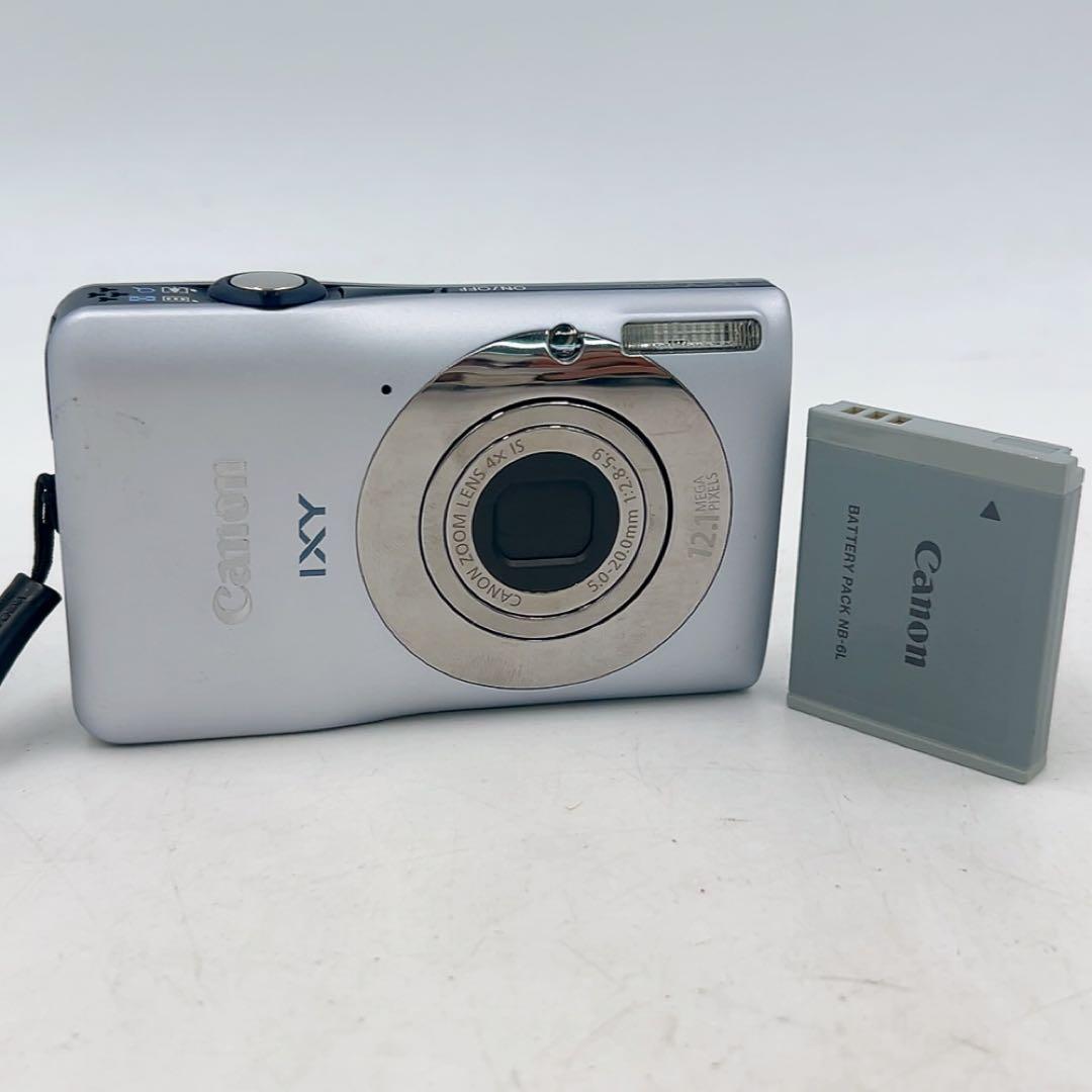 11ABM036 Canon IXY200F シルバー　デジカメ 動作品