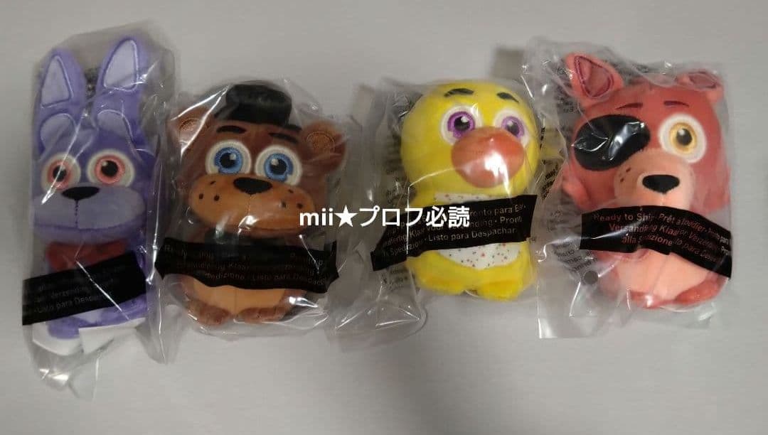 映画 ファイブナイツアットフレディーズ ミニぬいぐるみ 4種
