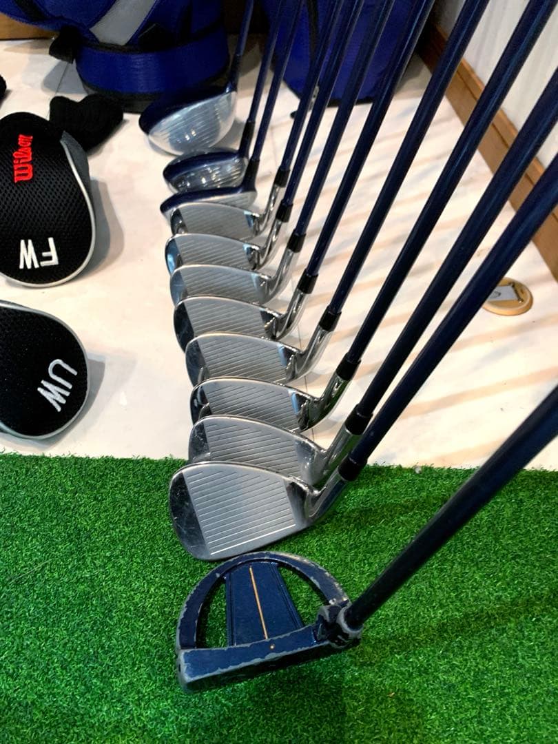 良品　ウィルソン　ゴルフクラブ　本格フルセット　優しい