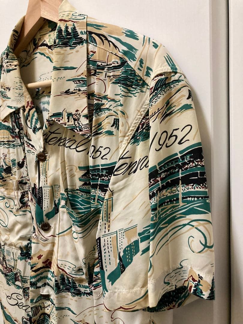 アロハシャツ　フラットヘッド　半袖