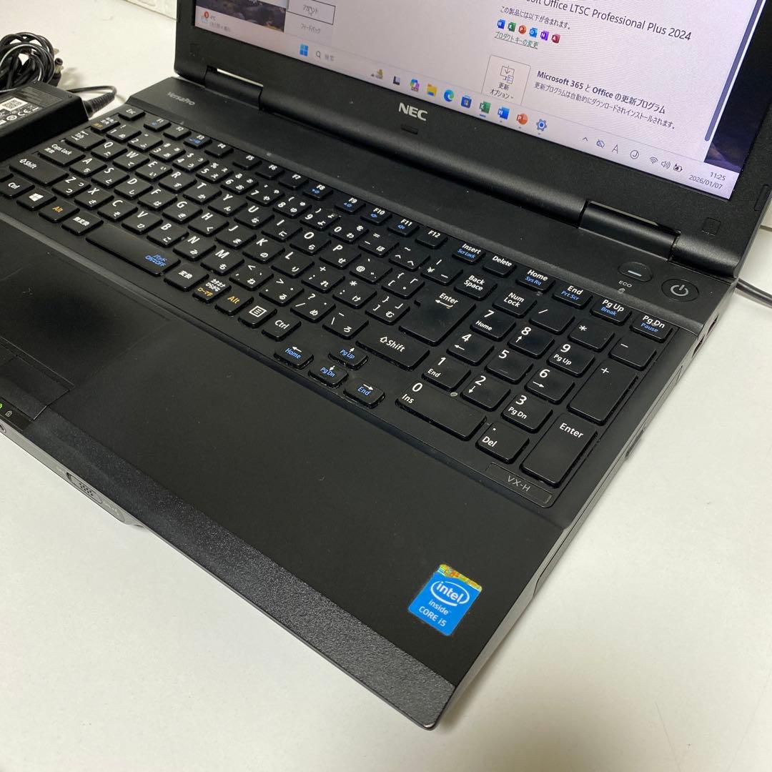 Windows11 オフィス付きSSD256GB メモリ8GB NECノートPC