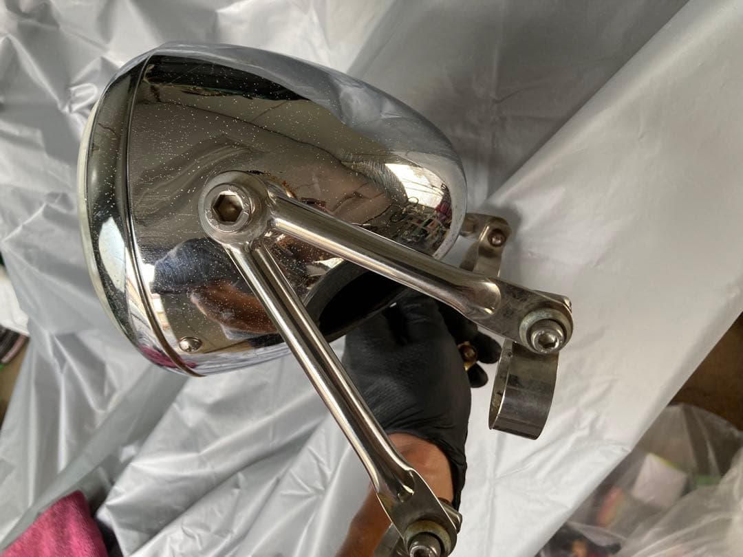 ペイトンプレイス　ステー　SR400 ヘッドライト　セット　カフェレーサー