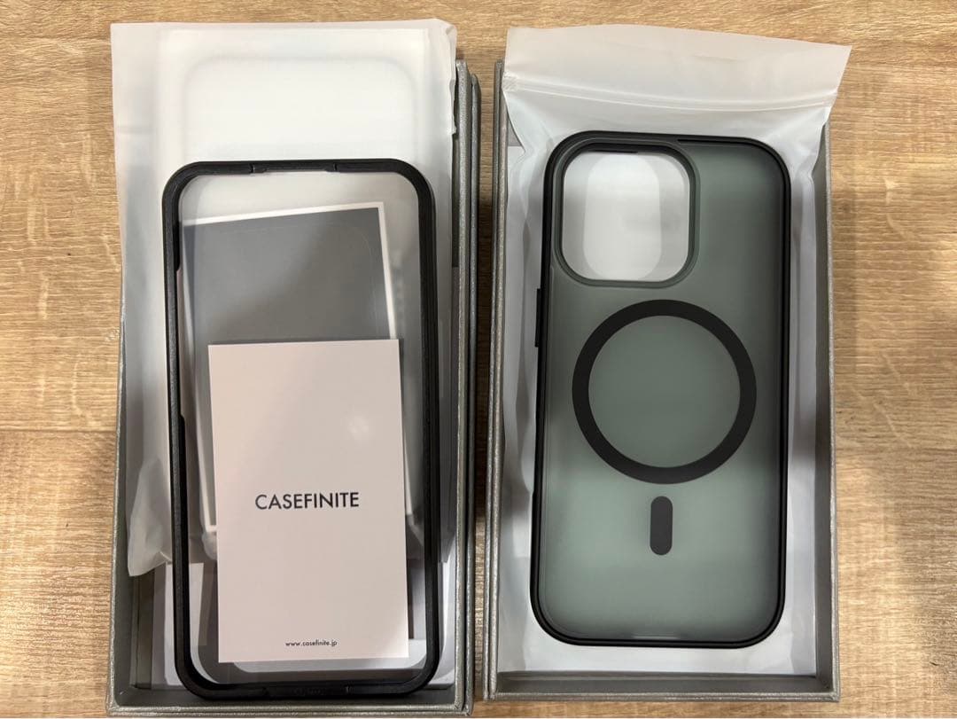 CASEFINITE iPhone 16 Pro用ケース&強化フィルム　セット