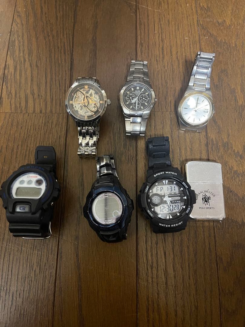 T*e様 倉庫整理品　時計　6個まとめ売り