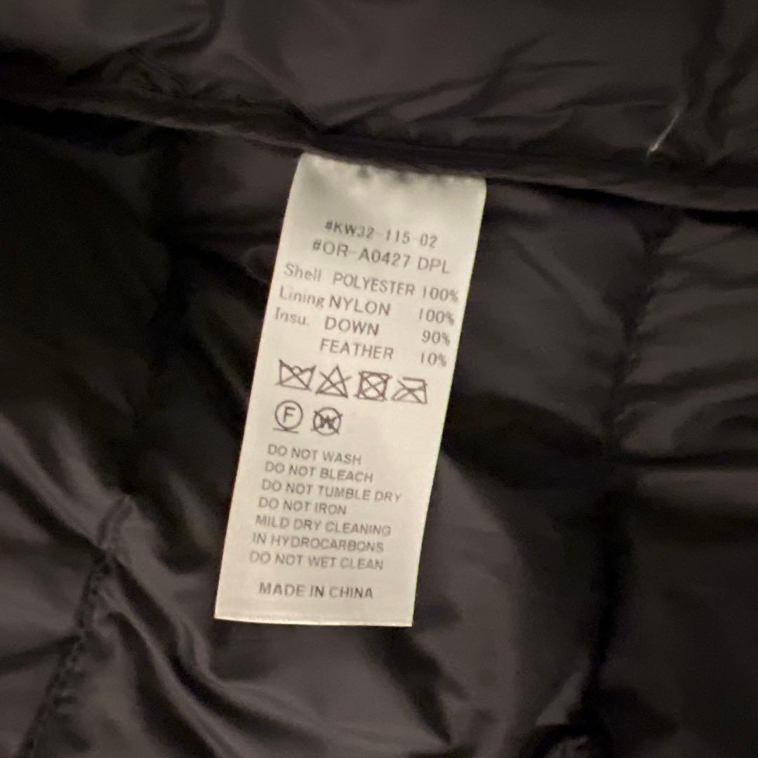 ORCIVAL ライトダウンコート ブラック サイズ１