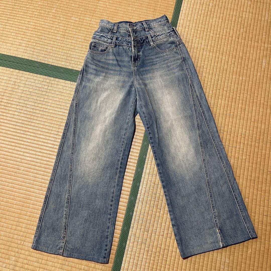 SLY LAYERED STRAIGHT PT-C 【裾上げ4.5cm】