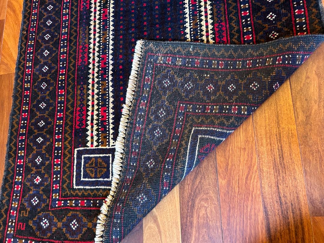 ヴィンデージ　ラグ　129×87cm