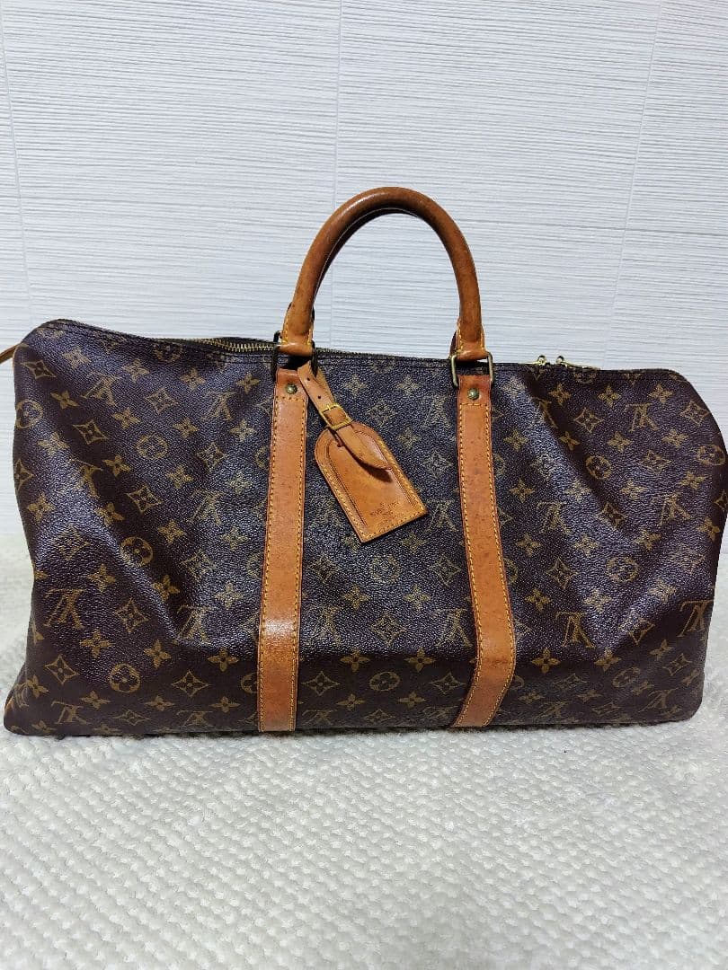 LOUIS VUITTON ルイヴィトンキーポル50 モノグラム ボストンバッグ