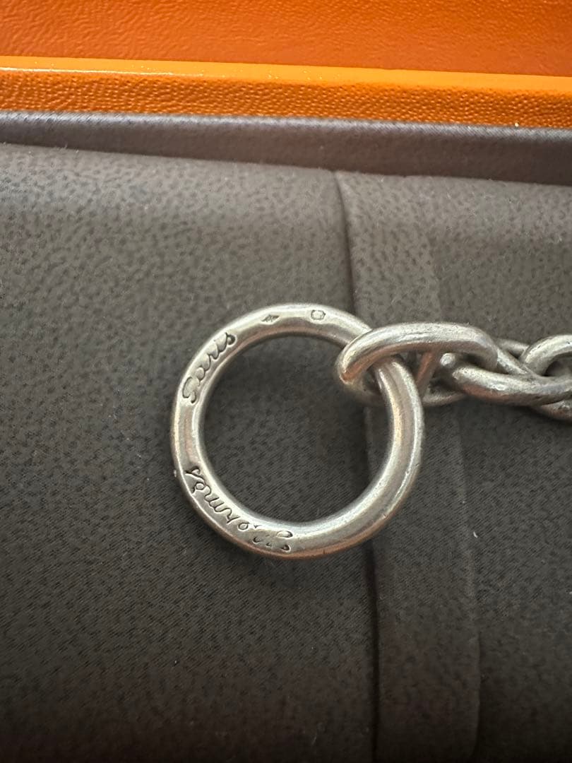 激レア HERMES シェーヌダンクルPM 18コマ 筆記体