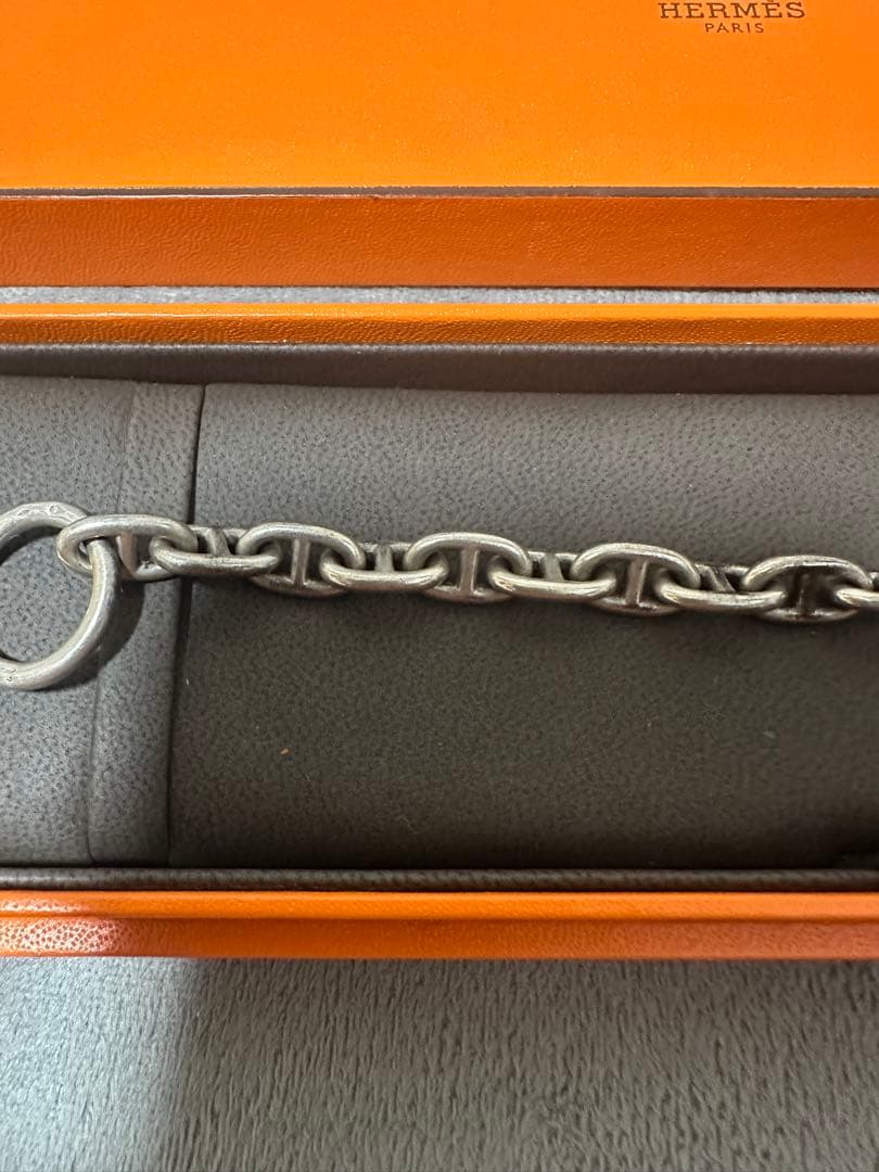 激レア HERMES シェーヌダンクルPM 18コマ 筆記体