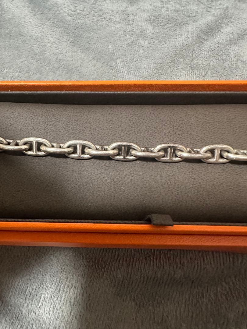 激レア HERMES シェーヌダンクルPM 18コマ 筆記体