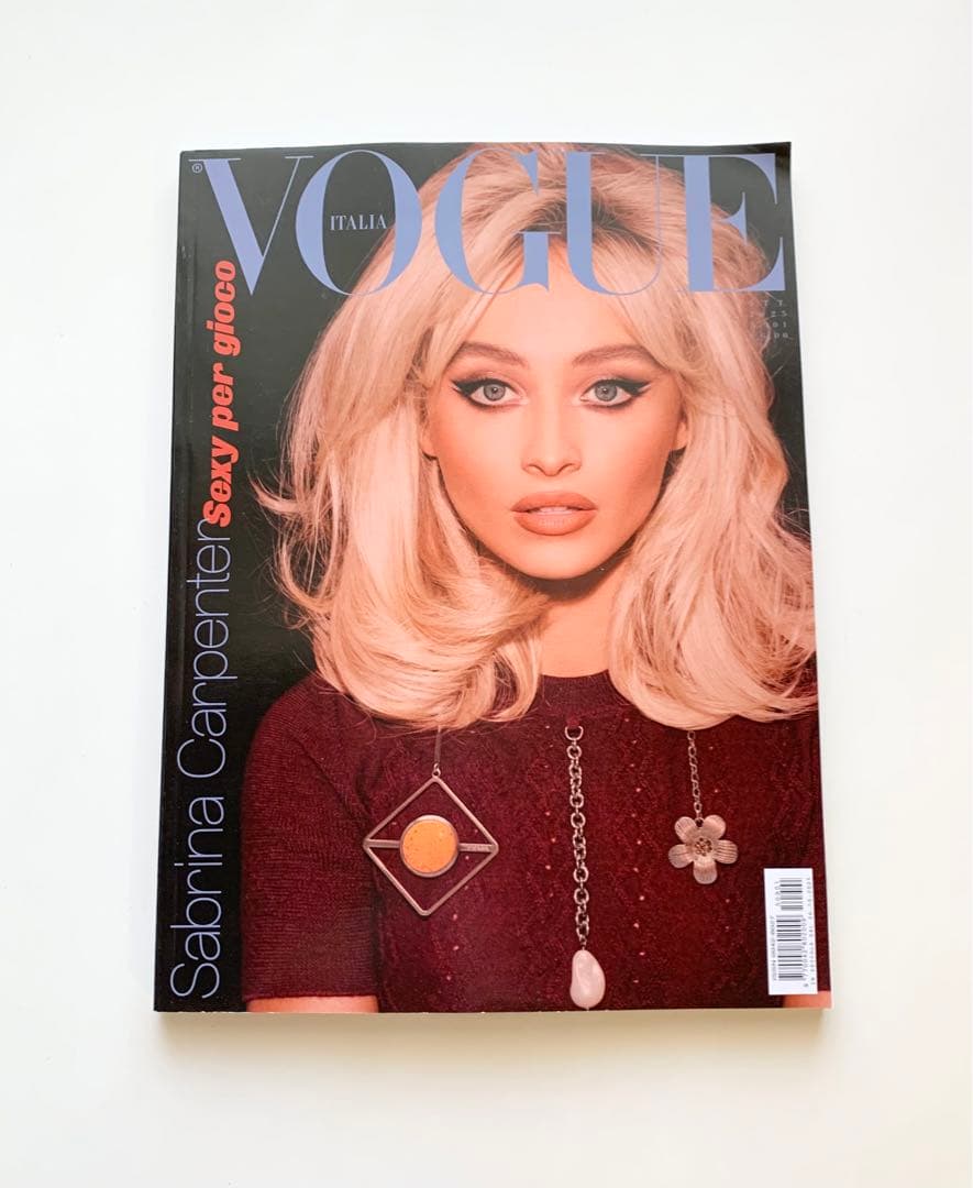 Vogue Italia October 2025 サブリナカーペンター